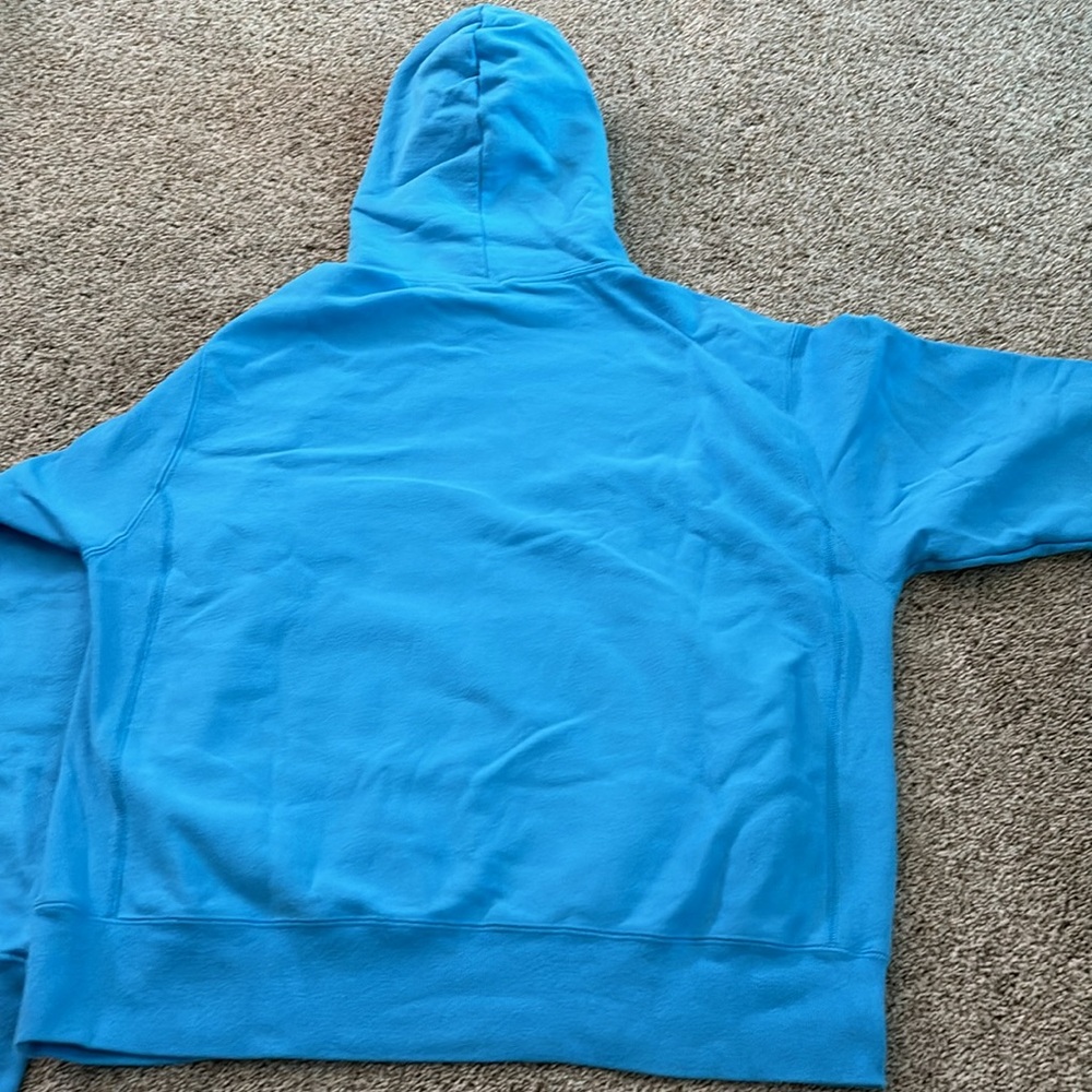 Champion light blue hooded sweatshirt - Picture 3 of 3